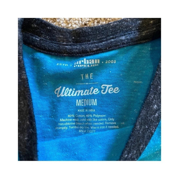 Boys Medium Blue Baseball Tee​ - Picture 2 of 2